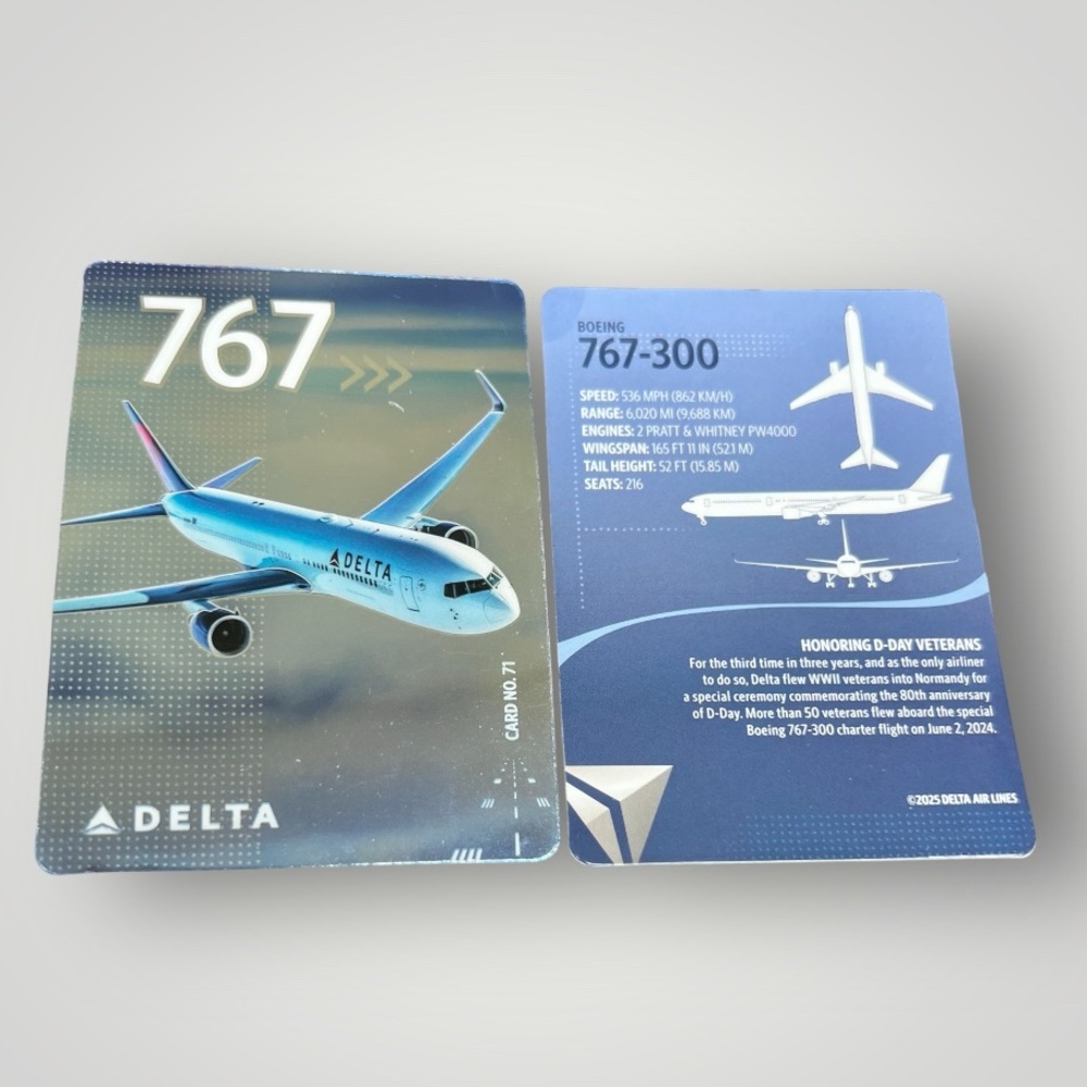 Sale! Delta Air Lines 2025 March Collectible Set Of 7 Pilot Trading Cards, New - Picture 9 of 16